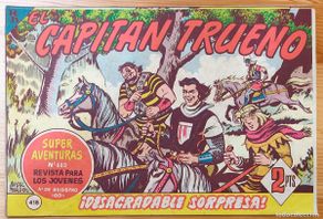 Tebeos: EL CAPITÁN TRUENO Nº418 - SUPERAVENTURAS Nº 882 - EDITORIAL BRUGUERA - ORIGINAL DE ÉPOCA